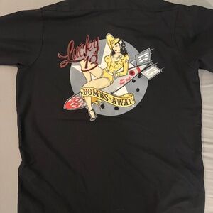 Med. Lucky 13 Bombs Away! Button up Work Shirt